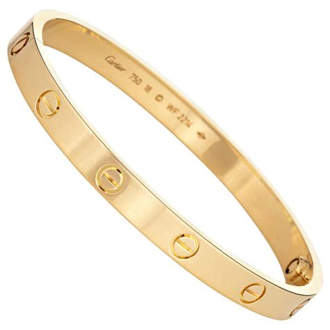 antique cartier love bracelet - authentic used cartier love bracelet.